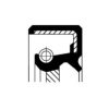 CORTECO 19026048B Shaft Seal, crankshaft